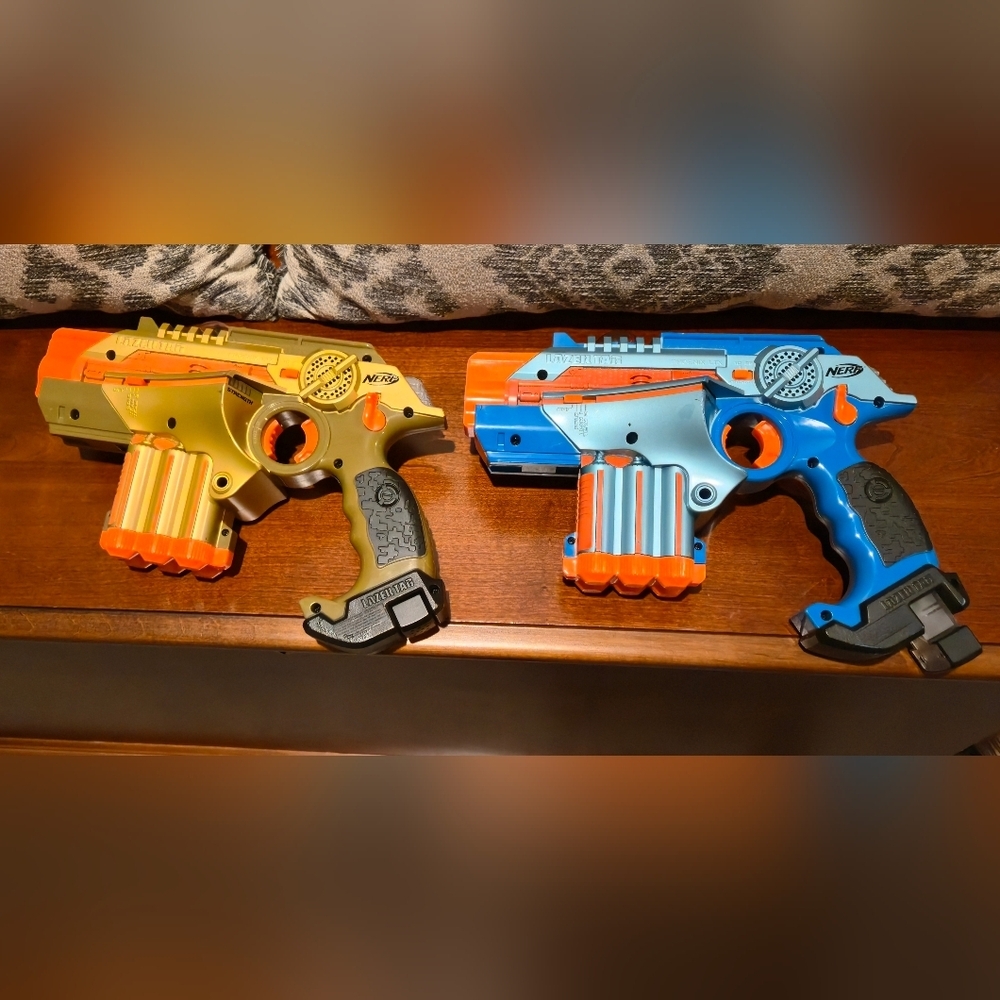 NERF Phoenix LTX Laser Tag System 2 pack Family Fun Active Game Exercise Outdoor